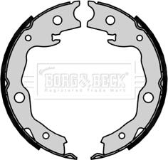 Borg & Beck BBS6403 - Комплект гальм, ручник, парковка autozip.com.ua