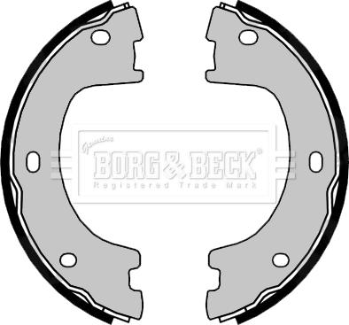 Borg & Beck BBS6475 - Комплект гальм, ручник, парковка autozip.com.ua