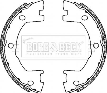 Borg & Beck BBS6503 - Комплект гальм, ручник, парковка autozip.com.ua