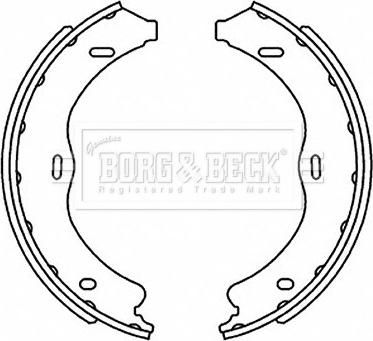 Borg & Beck BBS6519 - Комплект гальм, ручник, парковка autozip.com.ua