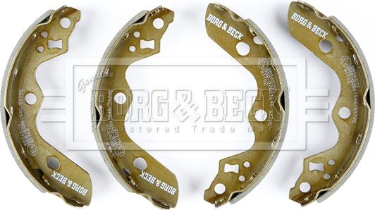 Borg & Beck BBS6539 - Комплект гальм, барабанний механізм autozip.com.ua