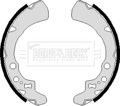 Borg & Beck BBS6099 - Комплект гальм, барабанний механізм autozip.com.ua