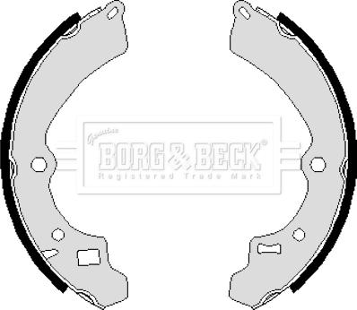Borg & Beck BBS6069 - Комплект гальм, барабанний механізм autozip.com.ua