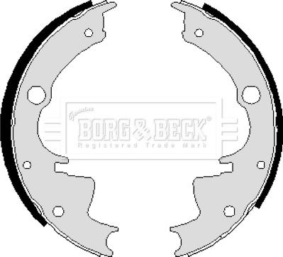 Borg & Beck BBS6021 - Комплект гальм, барабанний механізм autozip.com.ua