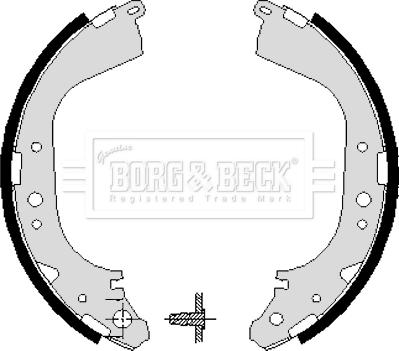 Borg & Beck BBS6193 - Комплект гальм, барабанний механізм autozip.com.ua