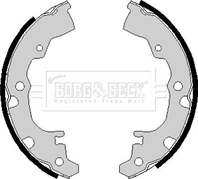 Borg & Beck BBS6144 - Комплект гальм, барабанний механізм autozip.com.ua