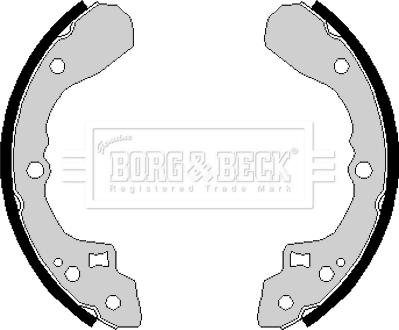 Borg & Beck BBS6145 - Комплект гальм, барабанний механізм autozip.com.ua