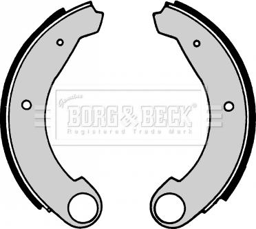 Borg & Beck BBS6153 - Комплект гальм, барабанний механізм autozip.com.ua