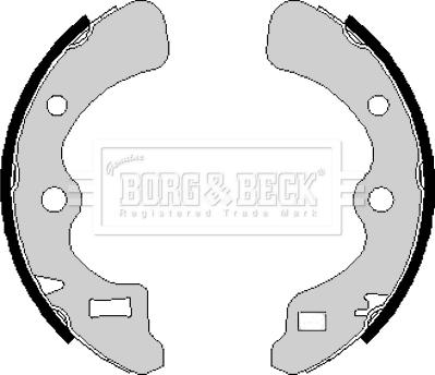 Borg & Beck BBS6169 - Комплект гальм, барабанний механізм autozip.com.ua