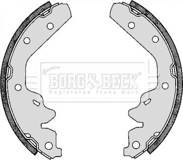 Borg & Beck BBS6188 - Комплект гальм, барабанний механізм autozip.com.ua