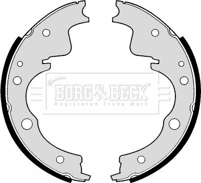 Borg & Beck BBS6175 - Комплект гальм, барабанний механізм autozip.com.ua