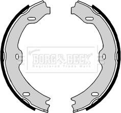 Borg & Beck BBS6396 - Комплект гальм, ручник, парковка autozip.com.ua
