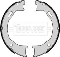 Borg & Beck BBS6391 - Комплект гальм, ручник, парковка autozip.com.ua