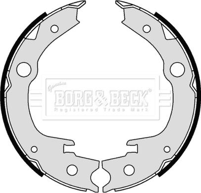 Borg & Beck BBS6342 - Комплект гальм, ручник, парковка autozip.com.ua