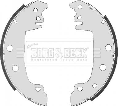Borg & Beck BBS6305 - Комплект гальм, барабанний механізм autozip.com.ua