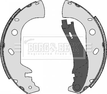 Borg & Beck BBS6301 - Комплект гальм, барабанний механізм autozip.com.ua