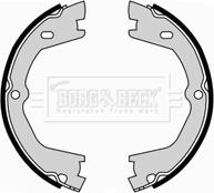 Borg & Beck BBS6389 - Комплект гальм, ручник, парковка autozip.com.ua