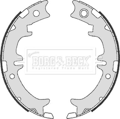 Borg & Beck BBS6330 - Комплект гальм, ручник, парковка autozip.com.ua