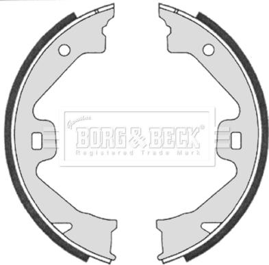Borg & Beck BBS6331 - Комплект гальм, ручник, парковка autozip.com.ua
