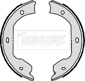 Borg & Beck BBS6332 - Комплект гальм, ручник, парковка autozip.com.ua