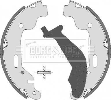 Borg & Beck BBS6326 - Комплект гальм, барабанний механізм autozip.com.ua