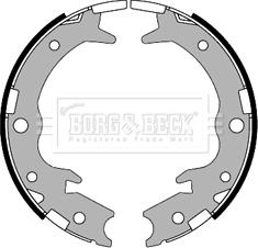 Borg & Beck BBS6321 - Комплект гальм, ручник, парковка autozip.com.ua