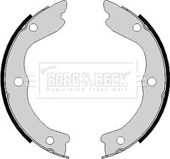 Borg & Beck BBS6370 - Комплект гальм, ручник, парковка autozip.com.ua