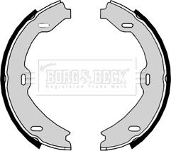Borg & Beck BBS6372 - Комплект гальм, ручник, парковка autozip.com.ua