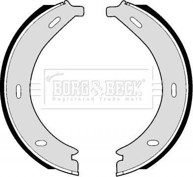 Borg & Beck BBS6257 - Комплект гальм, ручник, парковка autozip.com.ua