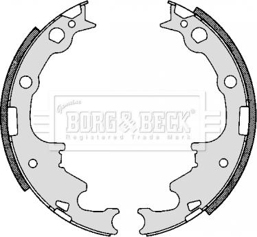 Borg & Beck BBS6269 - Комплект гальм, барабанний механізм autozip.com.ua