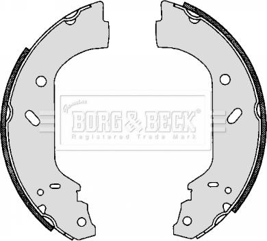 Borg & Beck BBS6265 - Комплект гальм, барабанний механізм autozip.com.ua