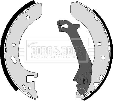 Borg & Beck BBS6216 - Комплект гальм, барабанний механізм autozip.com.ua