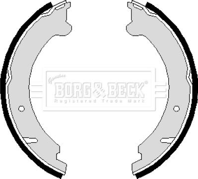 Borg & Beck BBS6217 - Комплект гальм, ручник, парковка autozip.com.ua