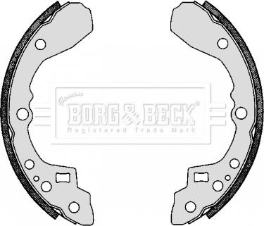 Borg & Beck BBS6274 - Комплект гальм, барабанний механізм autozip.com.ua