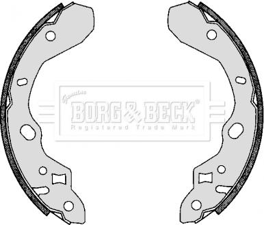 Borg & Beck BBS6275 - Комплект гальм, барабанний механізм autozip.com.ua