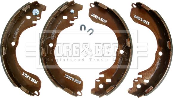 Borg & Beck BBS6710 - Комплект гальм, барабанний механізм autozip.com.ua