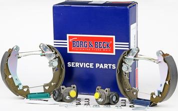 Borg & Beck BBS1004K - Комплект гальм, барабанний механізм autozip.com.ua