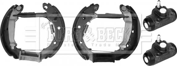 Borg & Beck BBS1148K - Комплект гальм, барабанний механізм autozip.com.ua