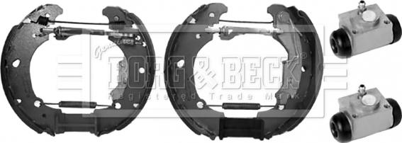 Borg & Beck BBS1159K - Комплект гальм, барабанний механізм autozip.com.ua