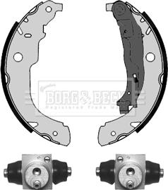 Borg & Beck BBS1137K - Комплект гальм, барабанний механізм autozip.com.ua