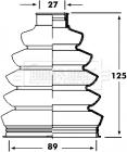 Borg & Beck BCB2358 - Пильник, приводний вал autozip.com.ua