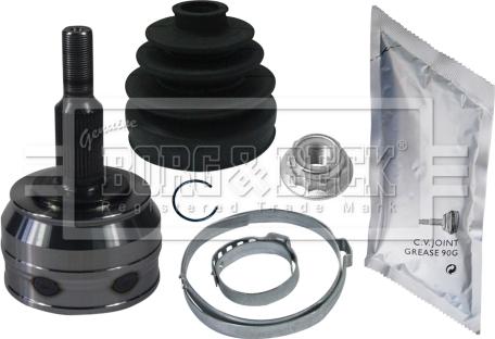 Borg & Beck BCJ1210 - Шарнір, ШРУС, приводний вал autozip.com.ua