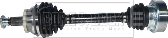 Borg & Beck BDS1498 - Приводний вал autozip.com.ua