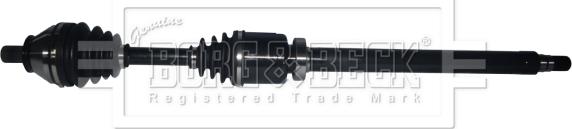 Borg & Beck BDS1416 - Приводний вал autozip.com.ua