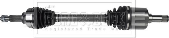 Borg & Beck BDS1000 - Приводний вал autozip.com.ua