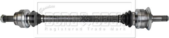 Borg & Beck BDS1154 - Приводний вал autozip.com.ua