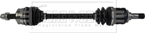 Borg & Beck BDS1153 - Приводний вал autozip.com.ua