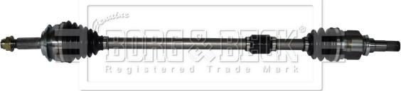 Borg & Beck BDS1189 - Приводний вал autozip.com.ua