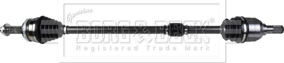 Borg & Beck BDS1363 - Приводний вал autozip.com.ua