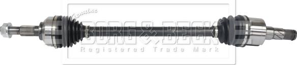 Borg & Beck BDS1243 - Приводний вал autozip.com.ua